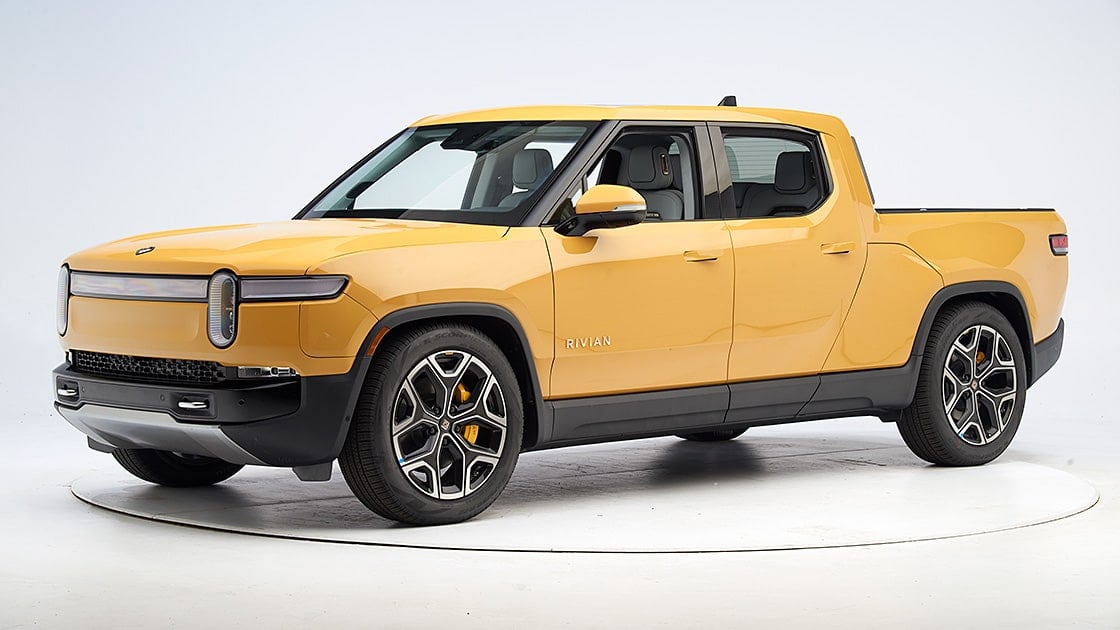 2022-23 Rivian R1T earns TOP SAFETY PICK+ award