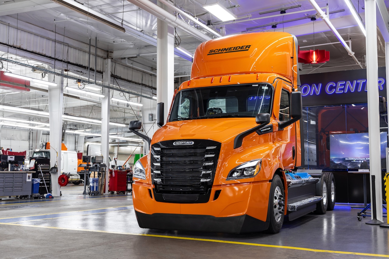 Schneider to add nearly 100 battery electric trucks to its fleet