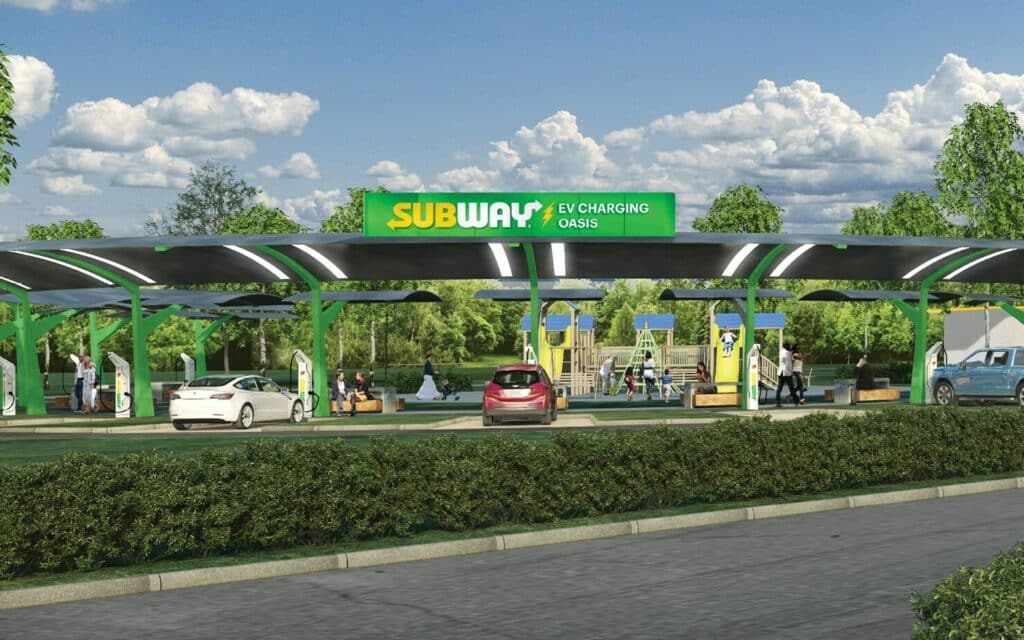 Subway Partners with GenZ EV Solutions to Roll Out EV Charging Oasis