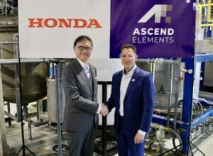 Ascend Elements partners with Honda to procure recycled battery materials for North American EVs
