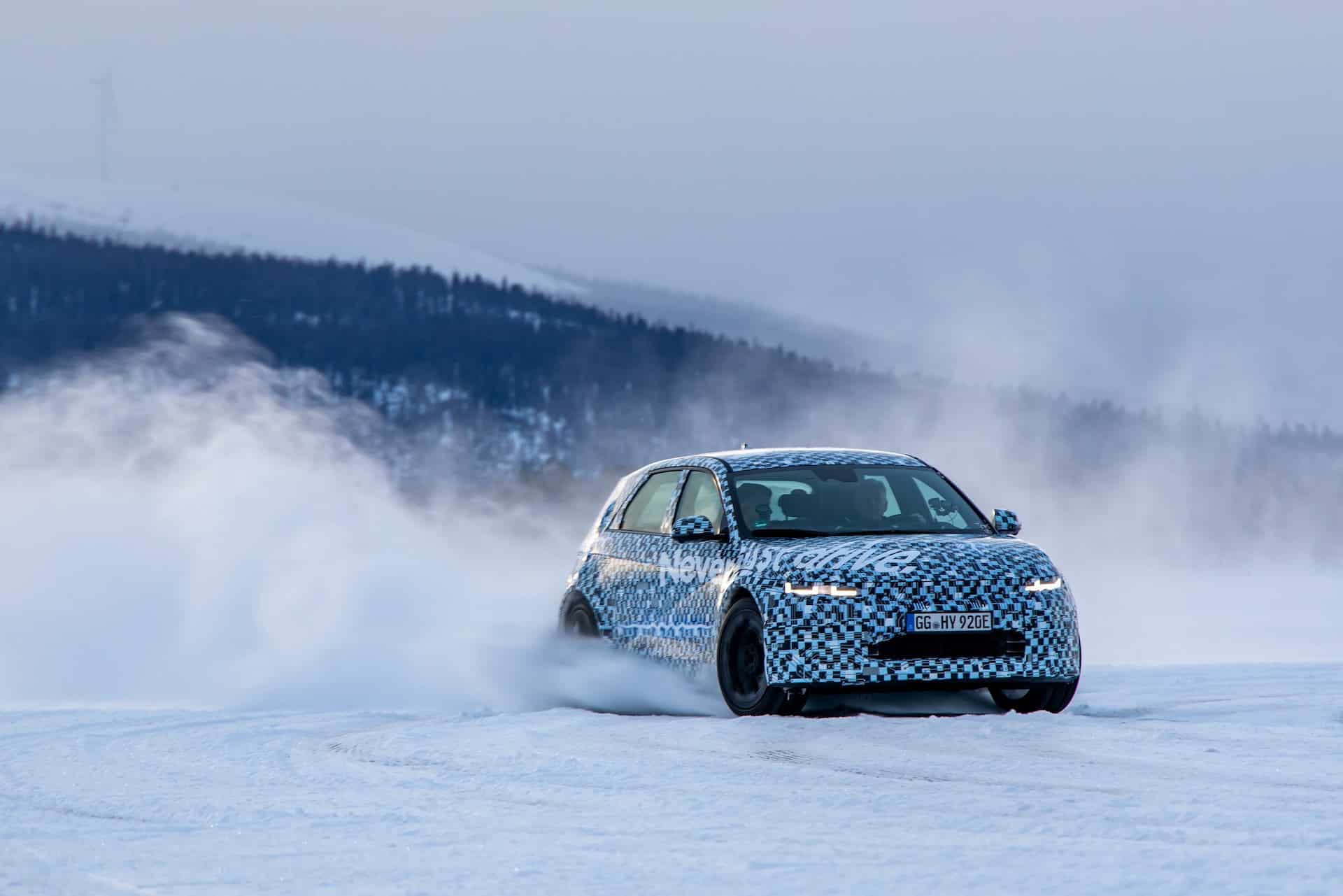 Hyundai Unveils IONIQ 5 N's Extreme Winter Testing at Swedish Proving Ground