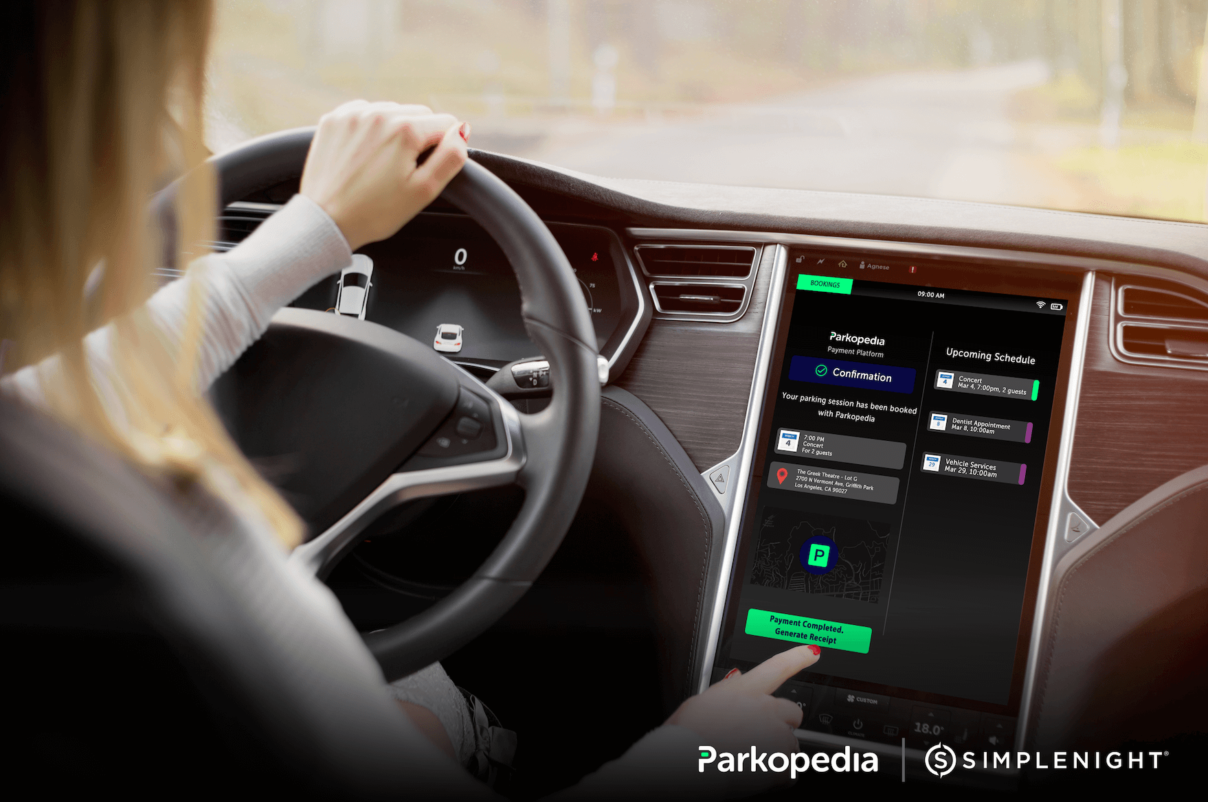 Parkopedia and Simplenight Partner to Enhance In-Car Parking, Charging and Payment Options