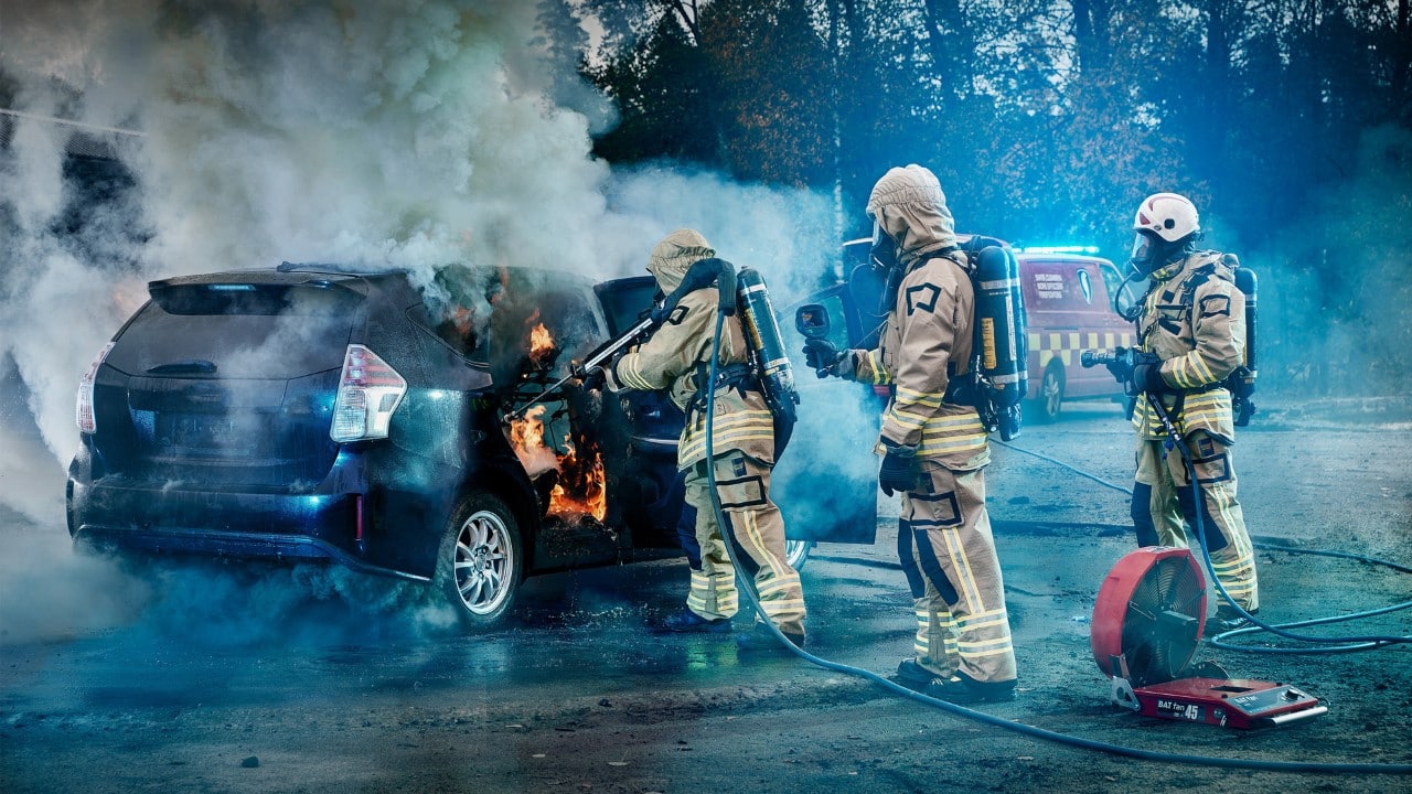 New Rapid Intervention Vehicle Tackles Electric Vehicle Fires in Car Parks