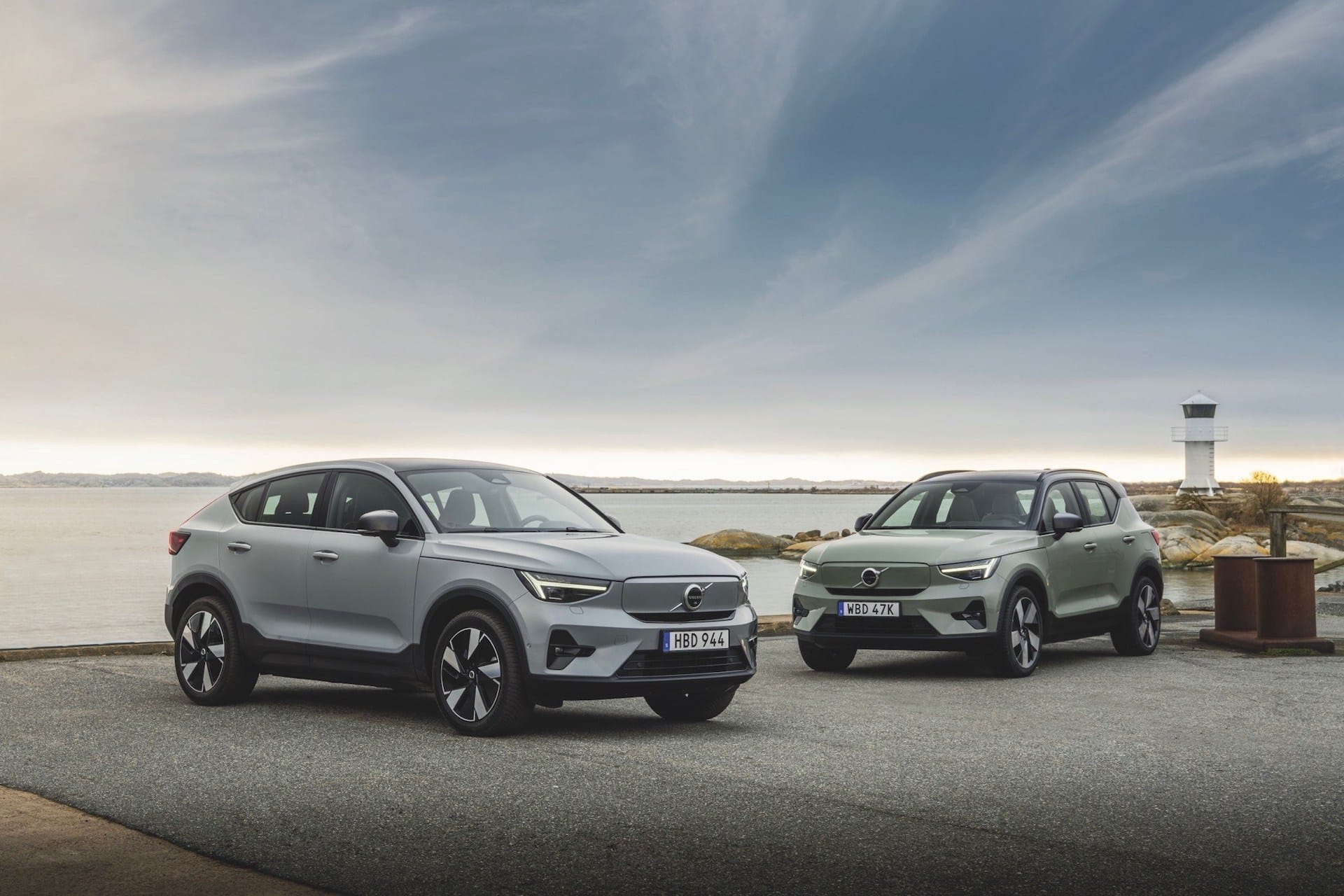 Volvo Unveils Increased Range for 2024 Fully Electric C40 and XC40 Recharge Models