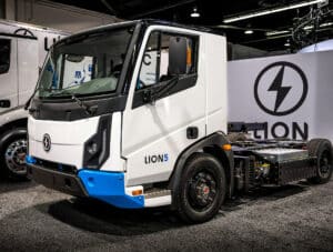 Lion Electric Unveils Lion5 All-Electric Class 5 Truck with In-House LionBattery Packs at ACT Expo