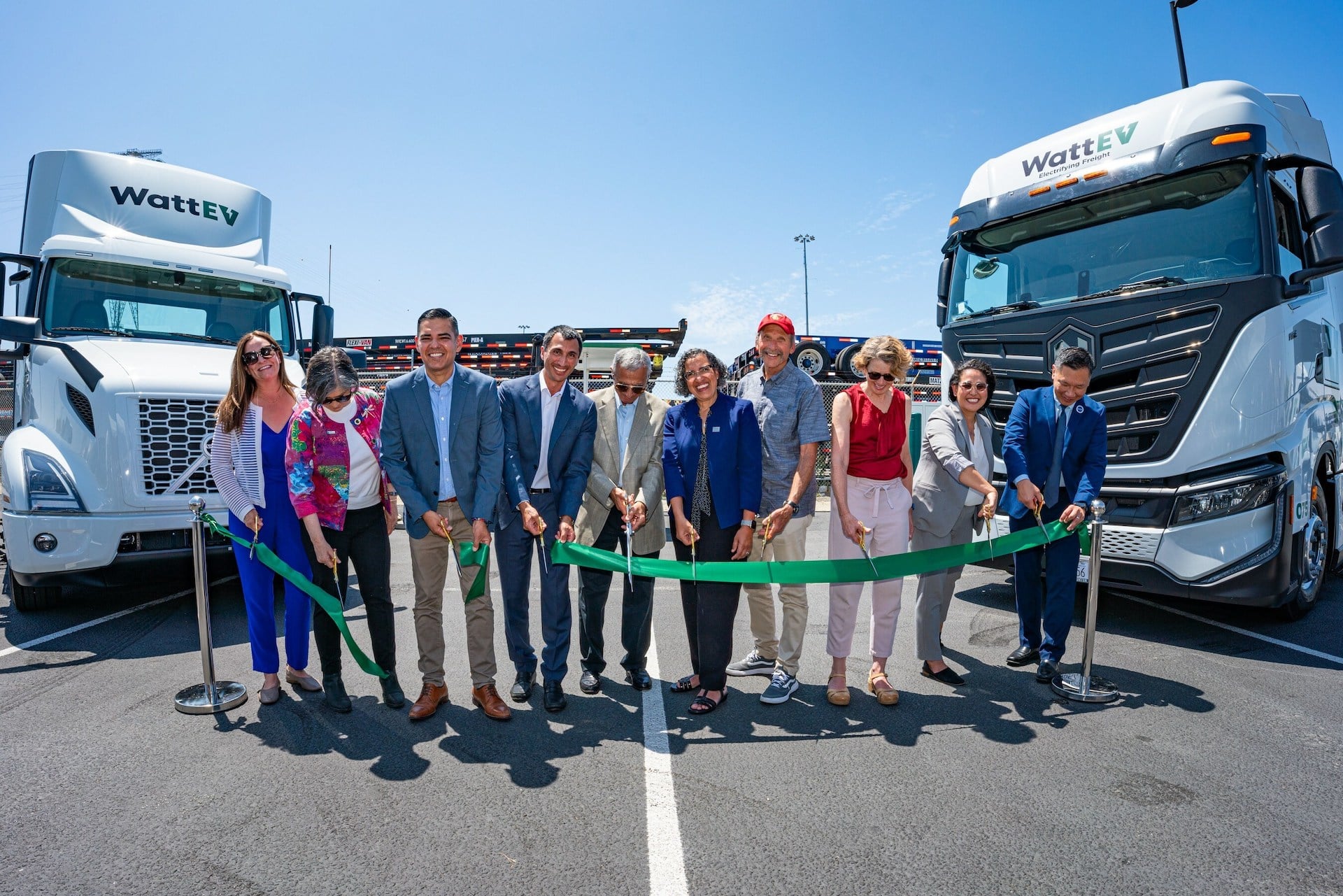 WattEV Unveils Largest Electric Truck Charging Depot