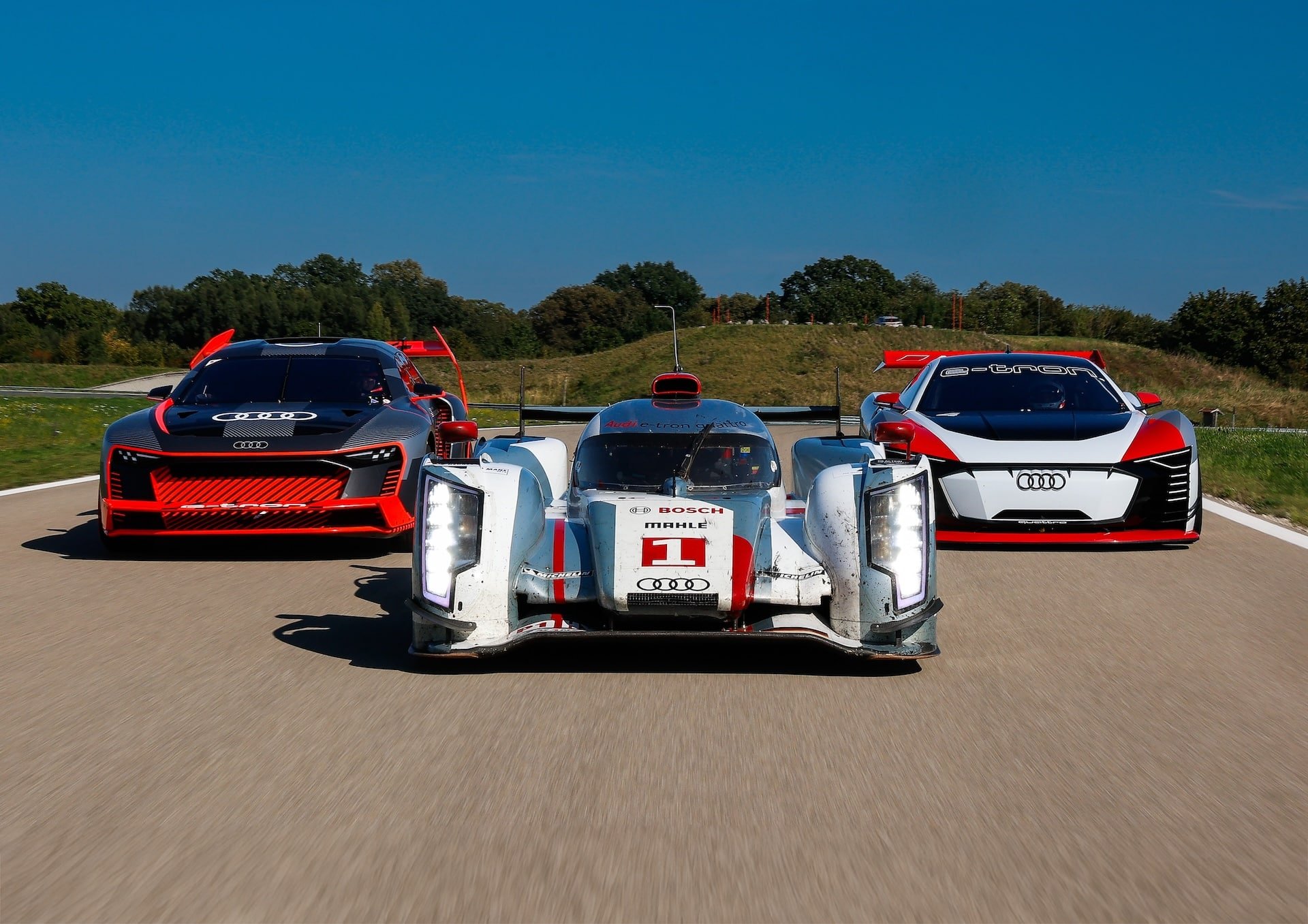 Audi Showcases Electric Race Car Evolution