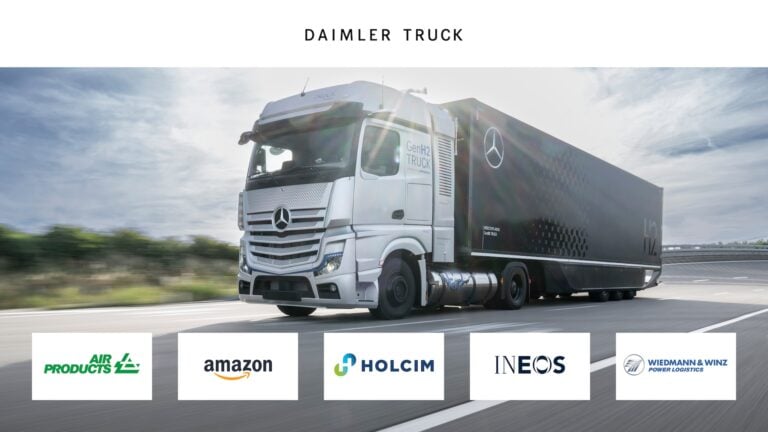 Daimler Truck Deploys Hydrogen Trucks in Customer Trials