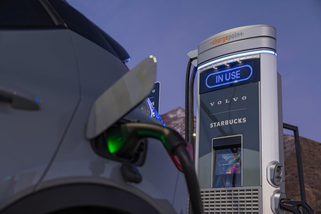 Volvo & Starbucks Team Up to Make EV Charging as Easy as Getting Coffee