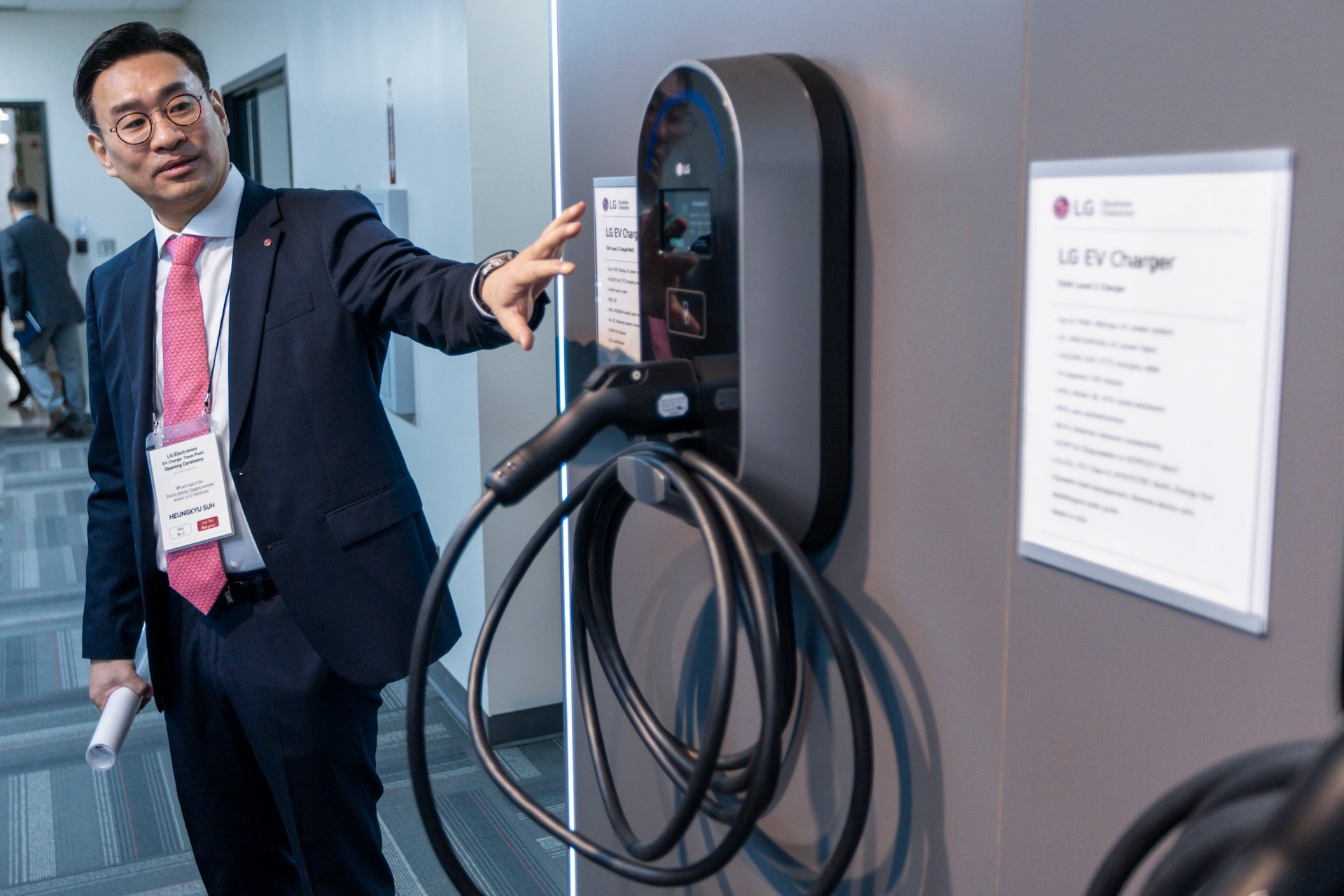 LG Electronics First U.S. EV Charger Production Facility