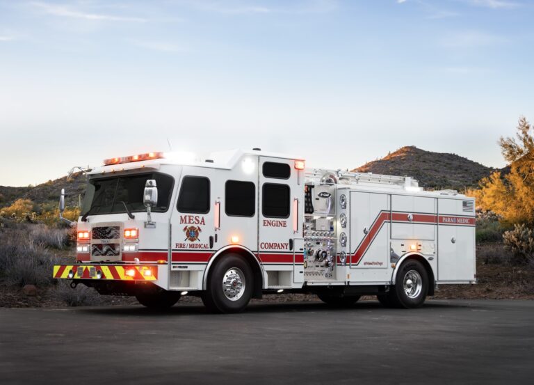 Mesa Blazes Trail with First All-Electric Fire Truck in Arizona