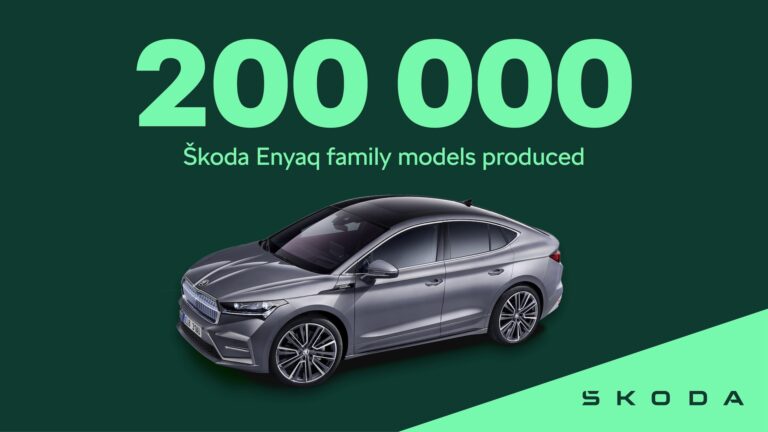 Škoda Enyaq Hits 200K Production Milestone