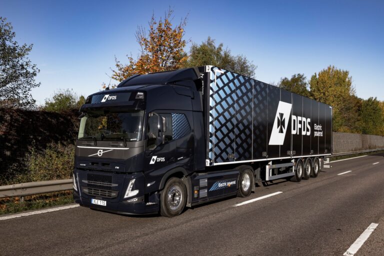 DFDS Expands Fleet with 100 Volvo Electric Trucks