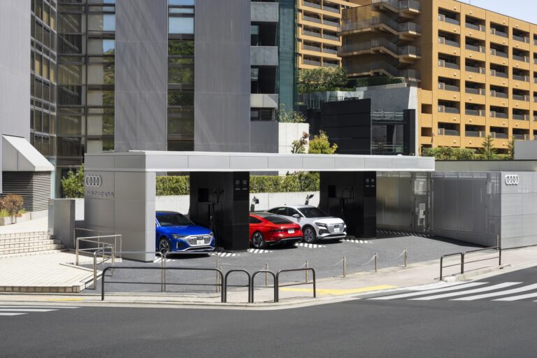 Audi's New Tokyo Charging Hub
