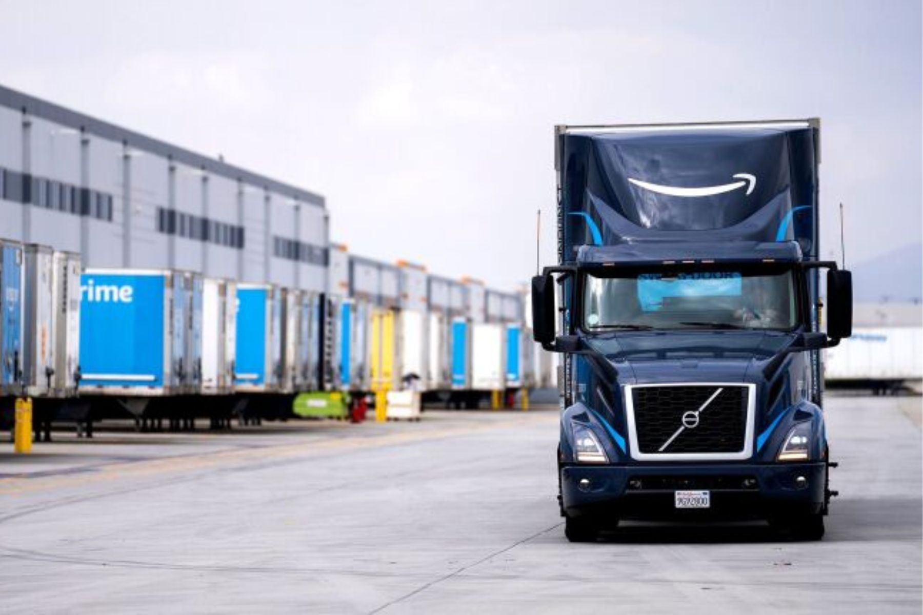 Amazon's Electric Trucks Launch in California