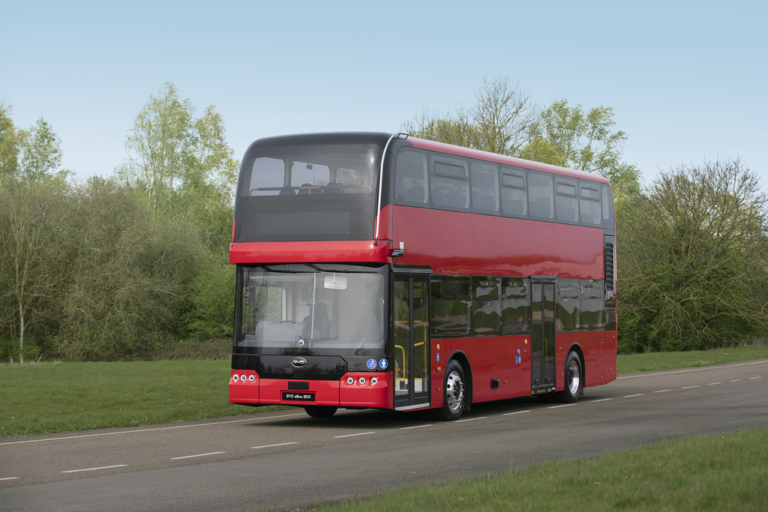 London Welcomes BYD’s New Electric Double-Decker Bus