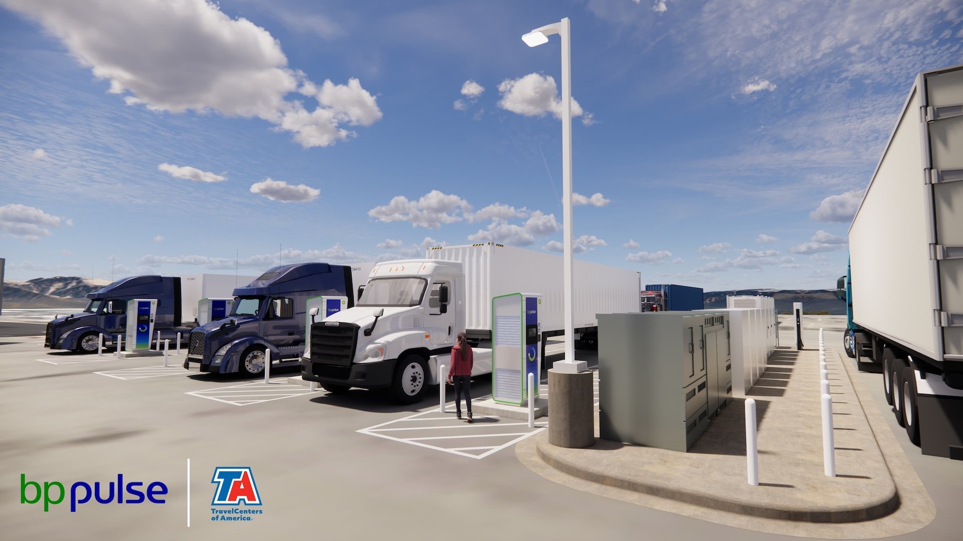 TA Expands EV Truck Charging Network