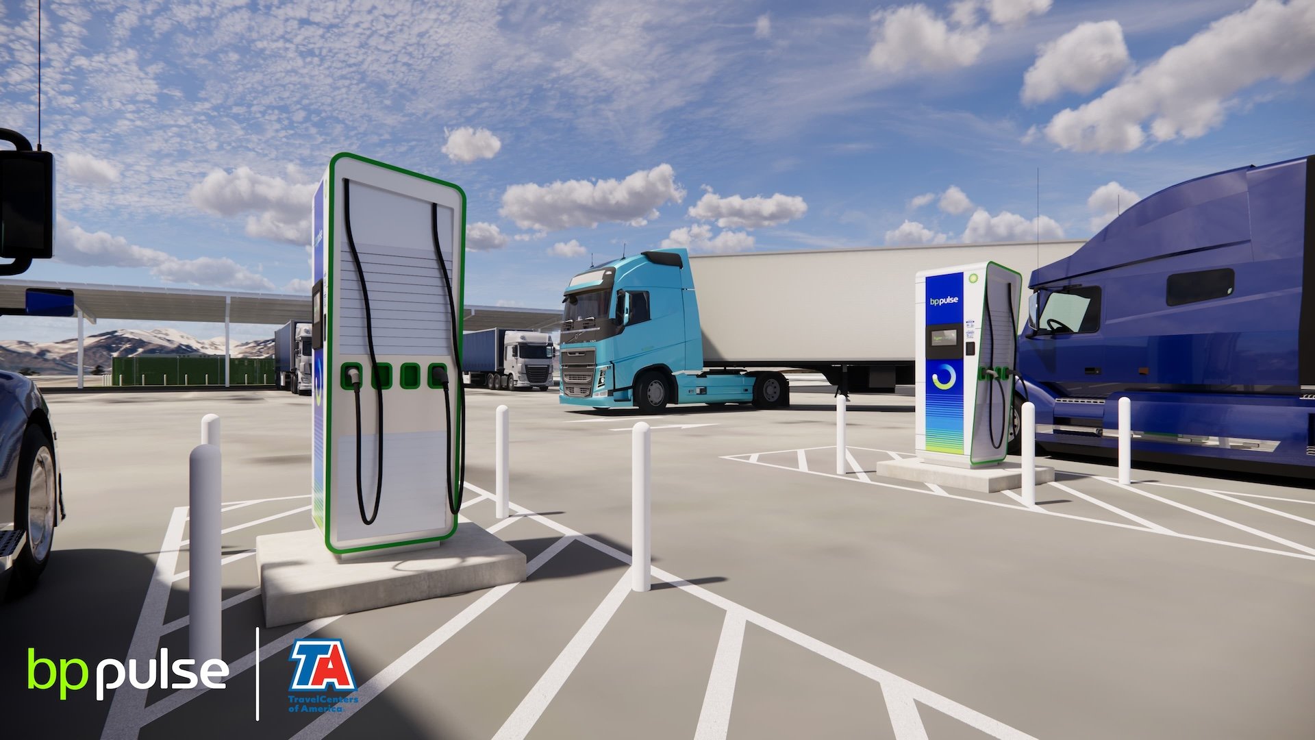 TA Expands EV Truck Charging Network