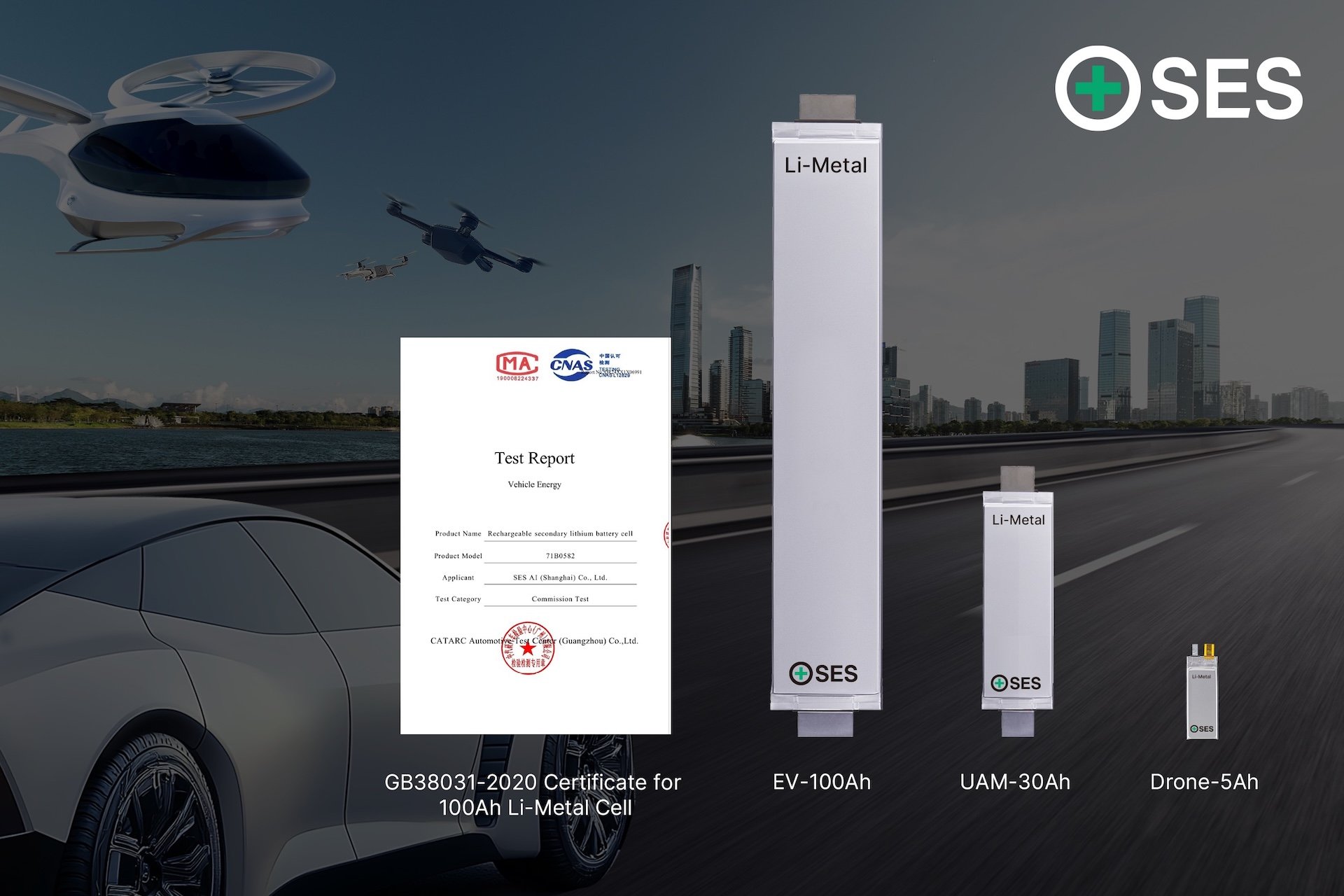 SES AI’s Li-Metal Battery Passes Key Safety Test