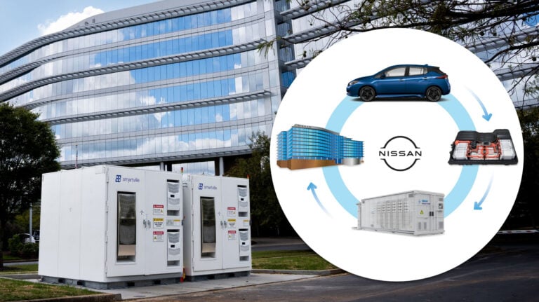 Nissan LEAF Batteries Power Sustainability