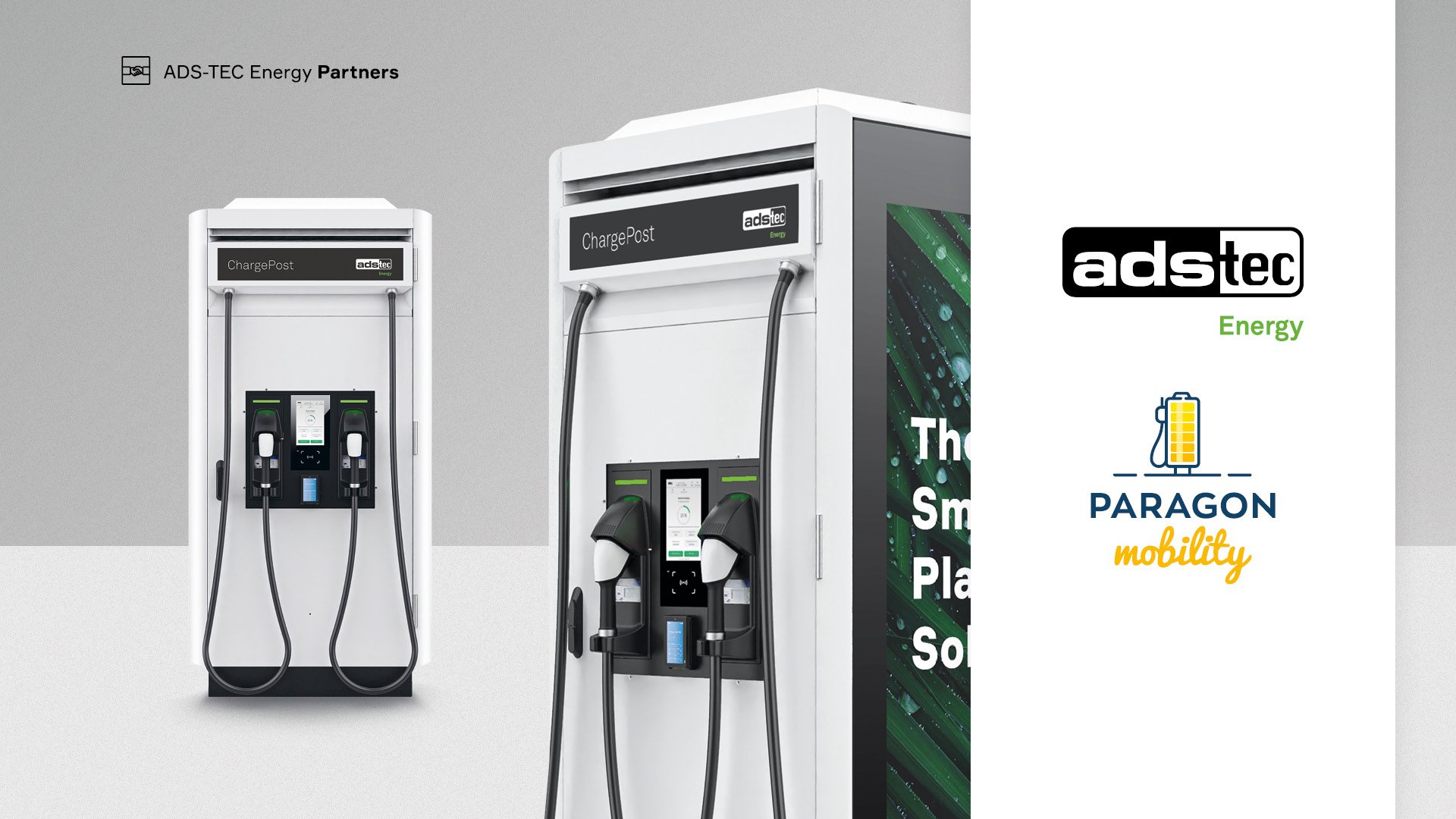 ADS-TEC Energy and Paragon Mobility Partnership