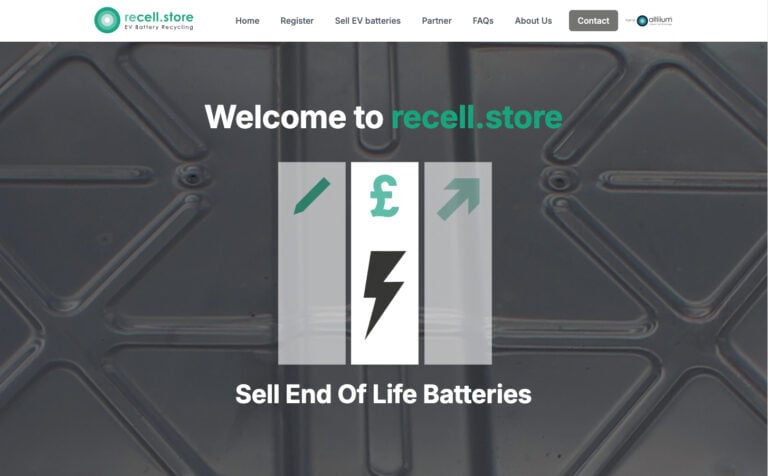 Altilium Launches Recell.store for EV Batteries