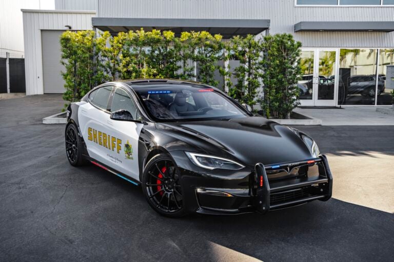 Tesla Model S Plaid Police Debuts