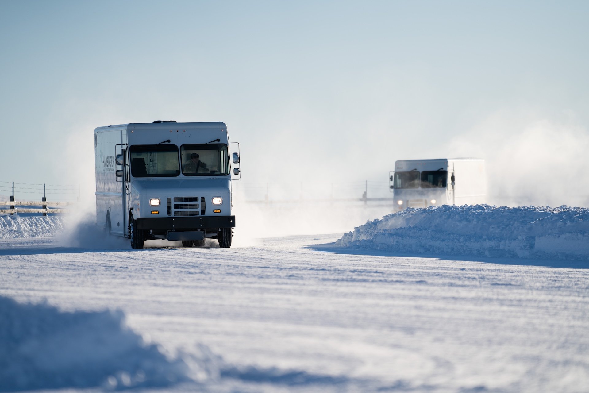 Harbinger's EV Truck Impresses in Winter Test