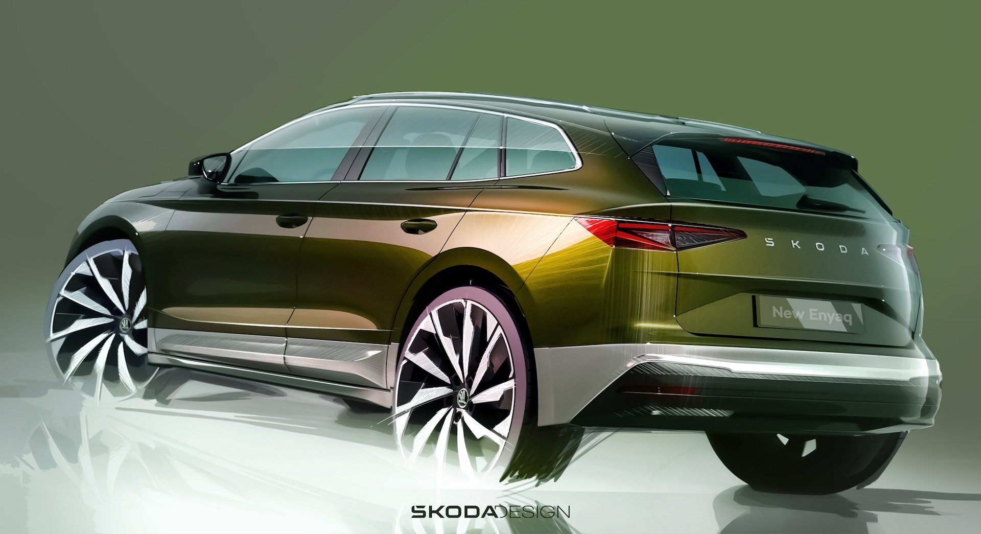 Škoda Enyaq Unveils Modern Solid Design