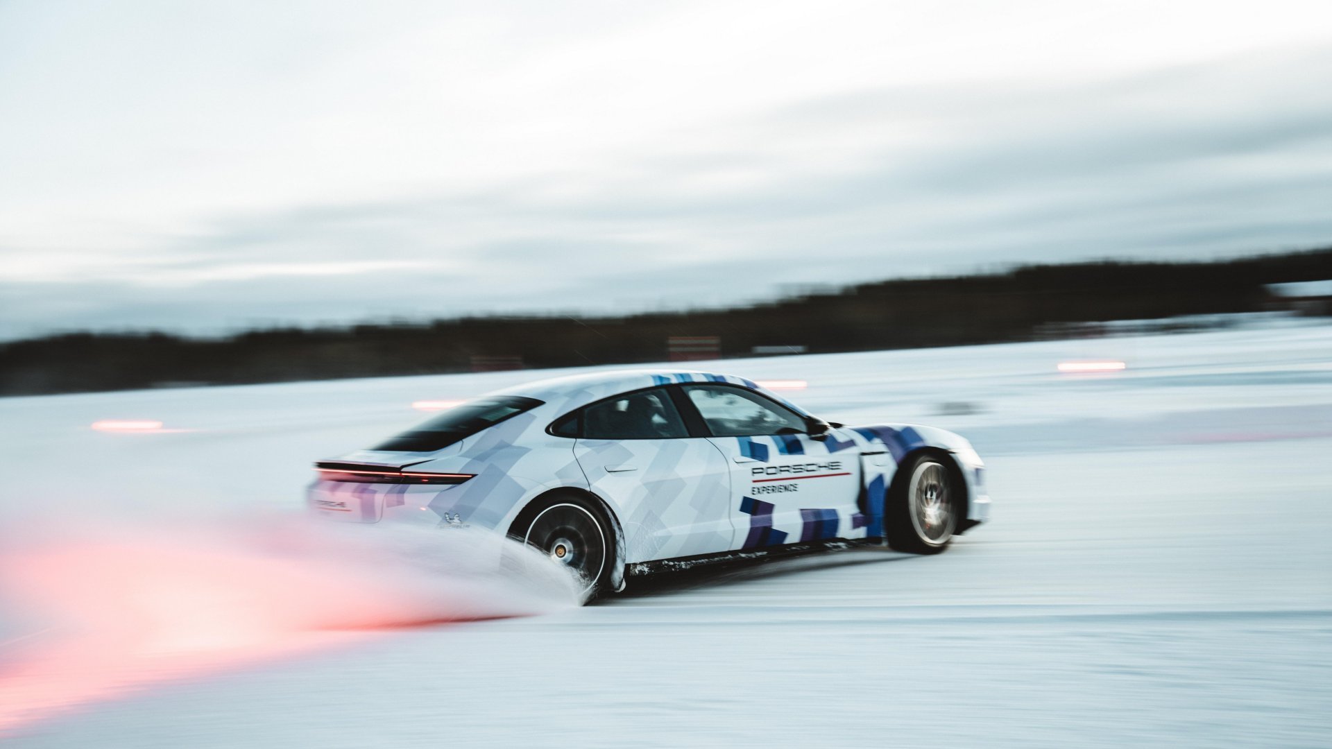 Porsche Taycan Sets New Ice Drifting Record