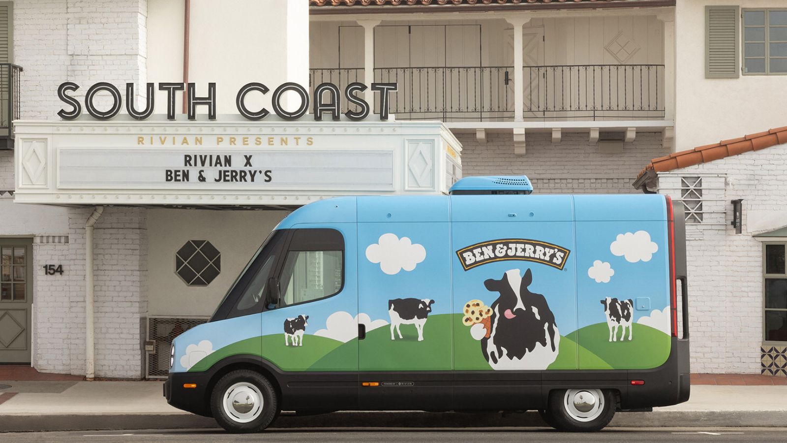 Rivian and Ben & Jerry's Unveil Electric Scoop Trucks