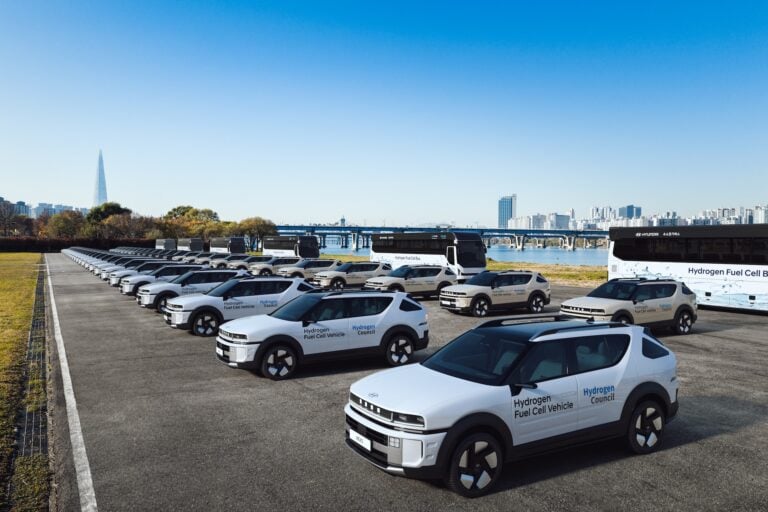 Hyundai Leads Hydrogen Council Summit With FCEV Fleet