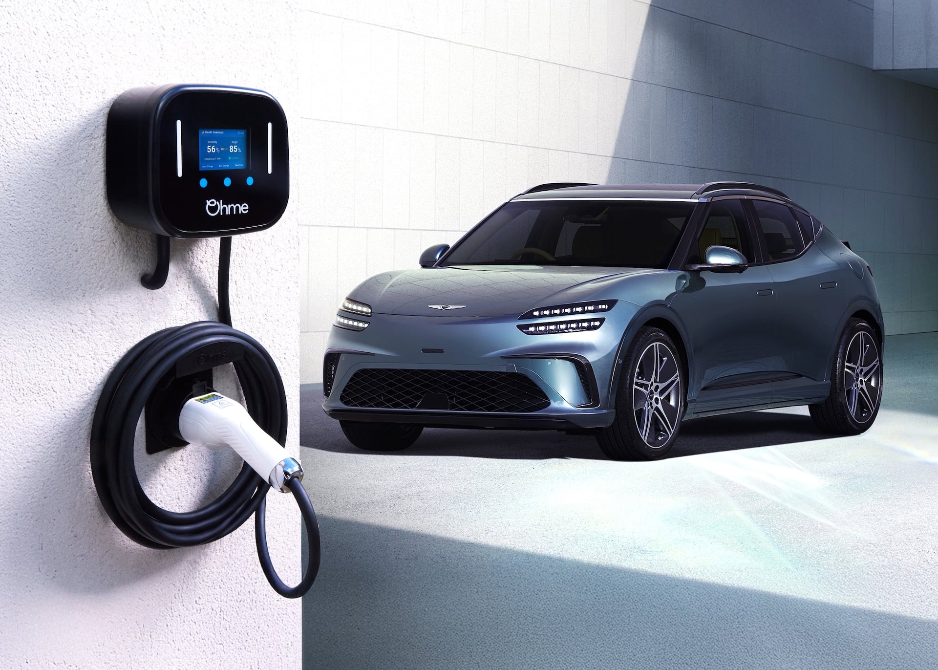 Genesis Names Ohme as Exclusive Home Charging Partner