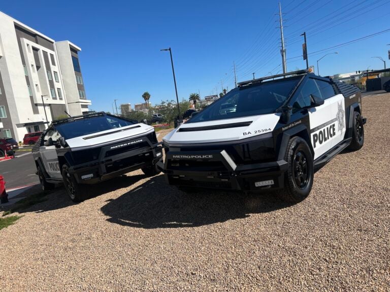 Las Vegas Deploys First Tesla Cybertruck Police Fleet