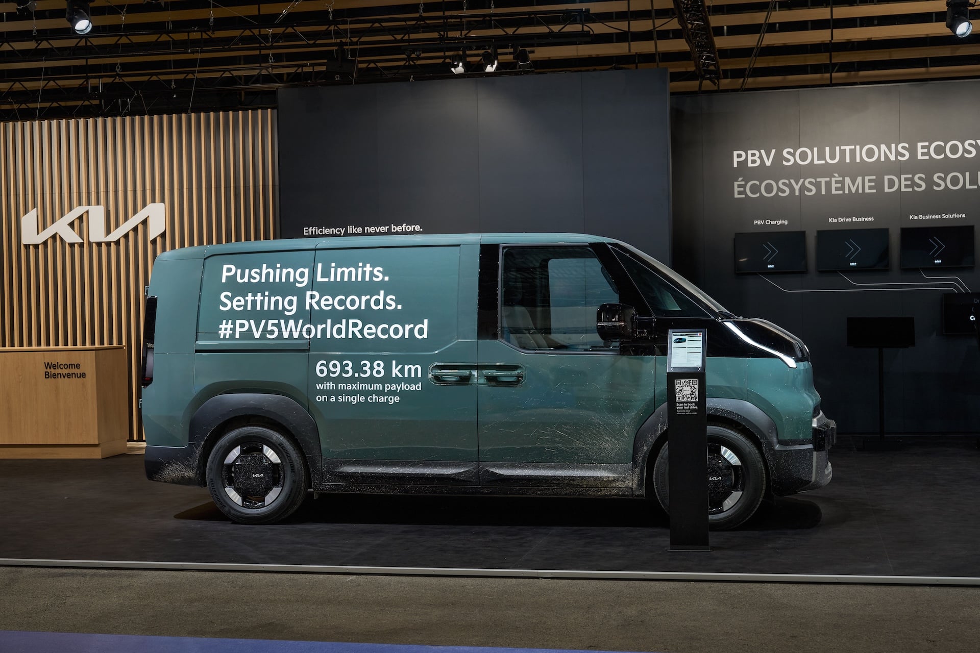 Kia PV5 Chassis Cab Debuts at SOLUTRANS
