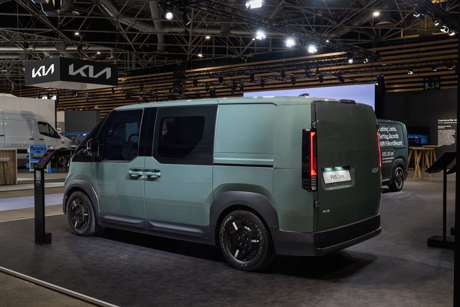 Kia PV5 Chassis Cab Debuts at SOLUTRANS