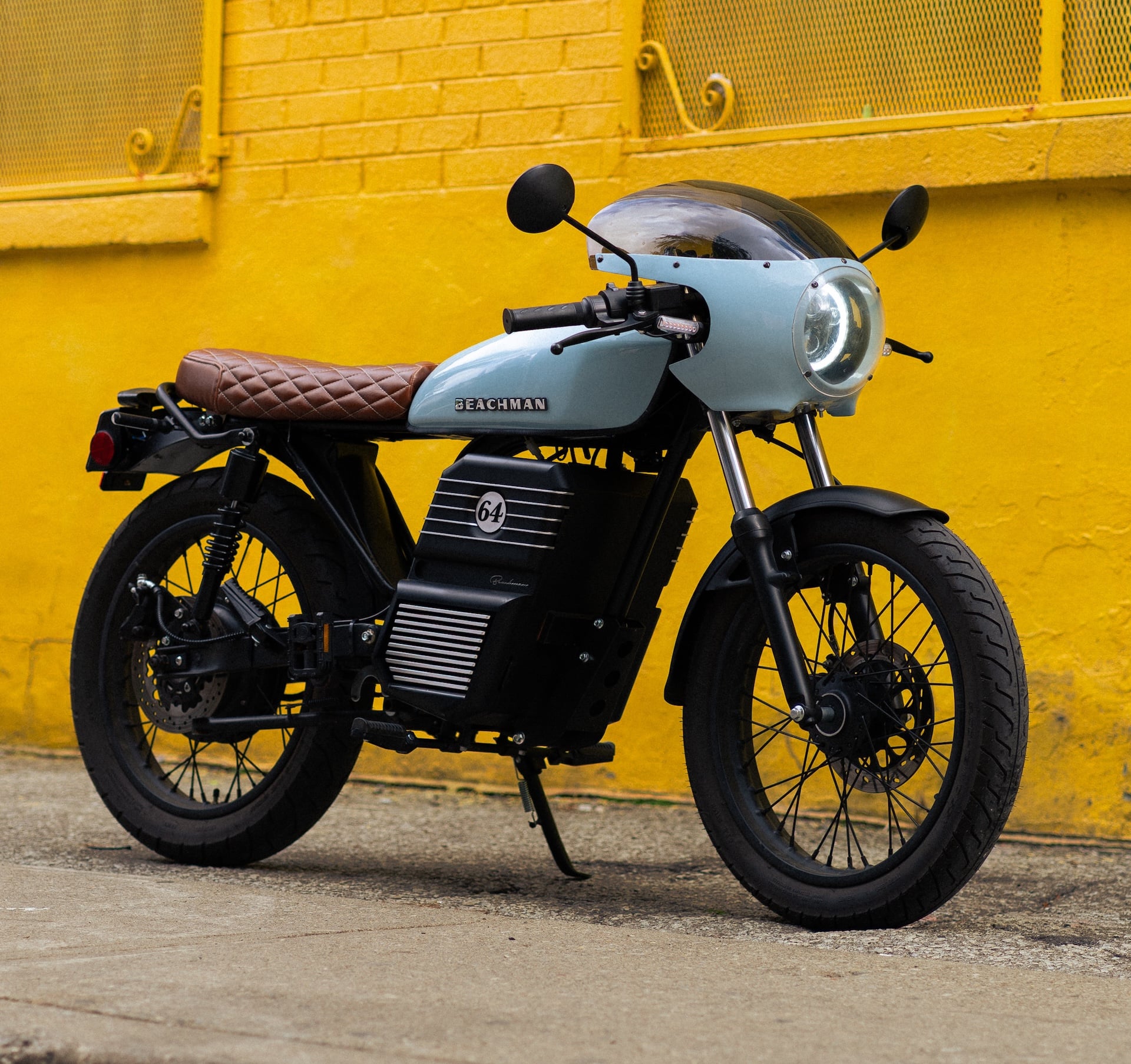 Beachman Launches '64 Street Spec Electric Café Racer