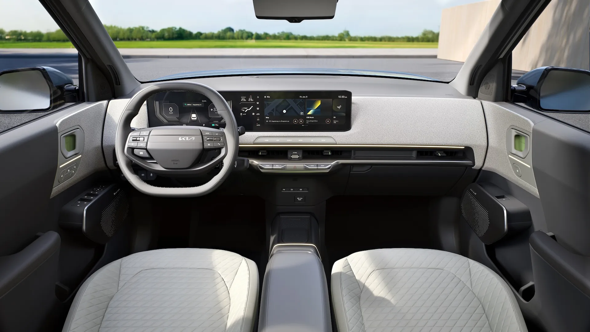 Kia EV2 Compact Electric SUV Debuts in Brussels