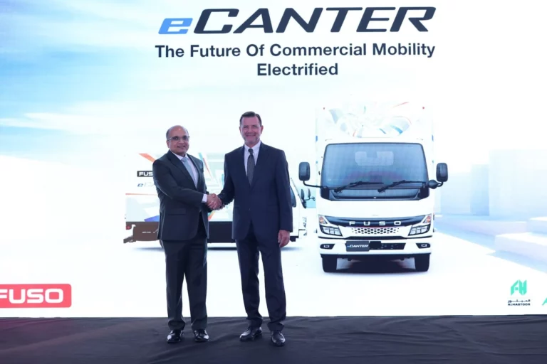FUSO Launches All-Electric eCanter Truck in UAE