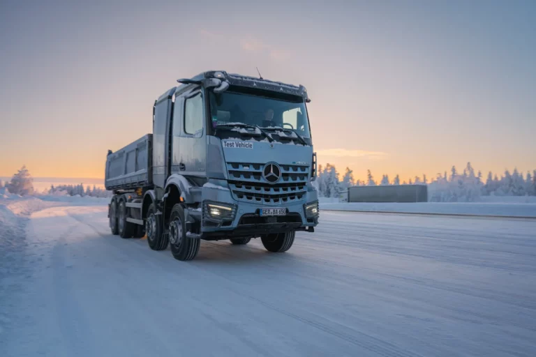 Mercedes-Benz eArocs 400 Completes Arctic Winter Testing