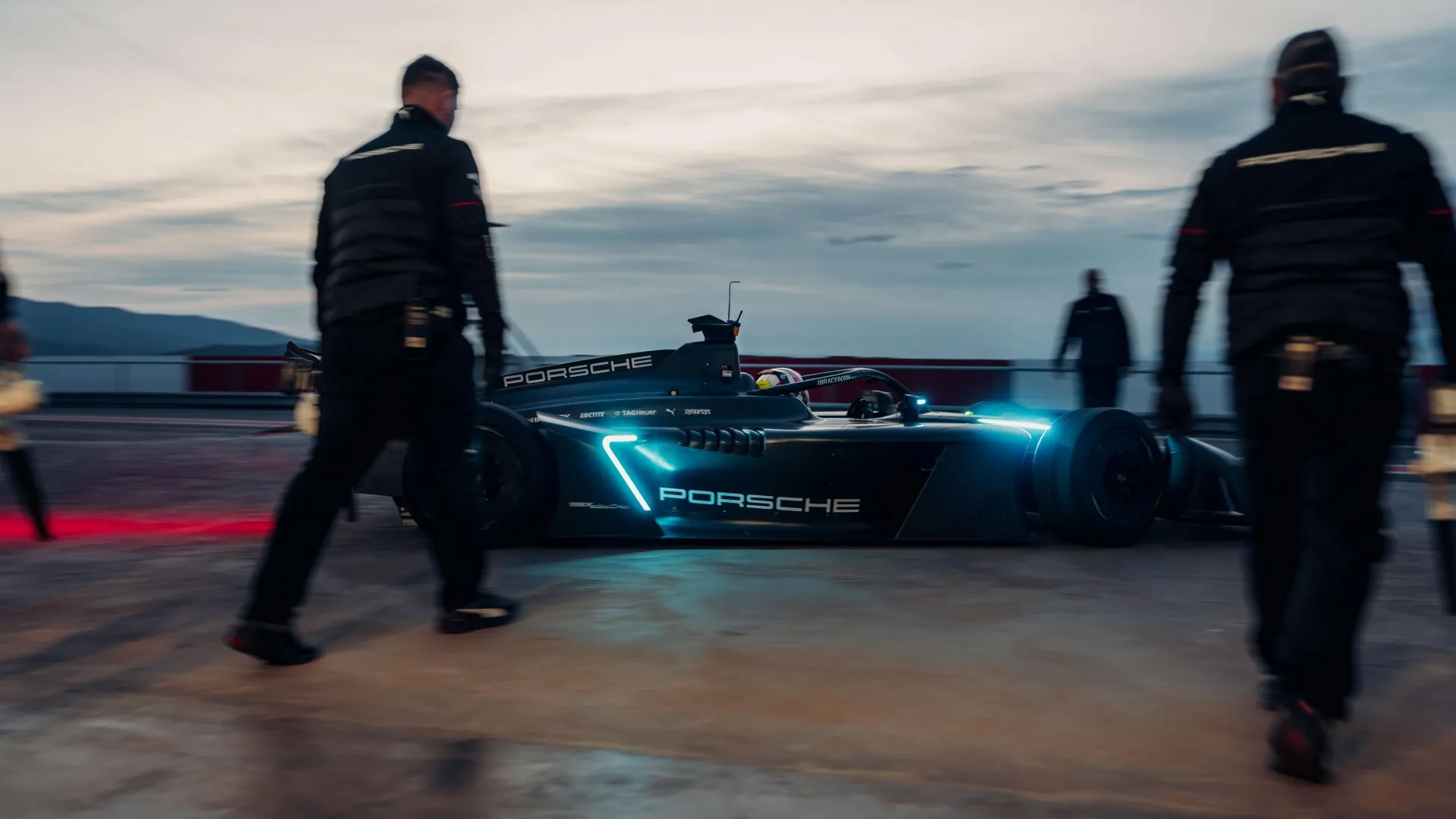 Porsche GEN4 Formula E Car Enters Testing