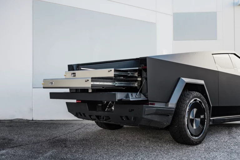 Unplugged Performance Debuts Cybertruck Bed Storage System