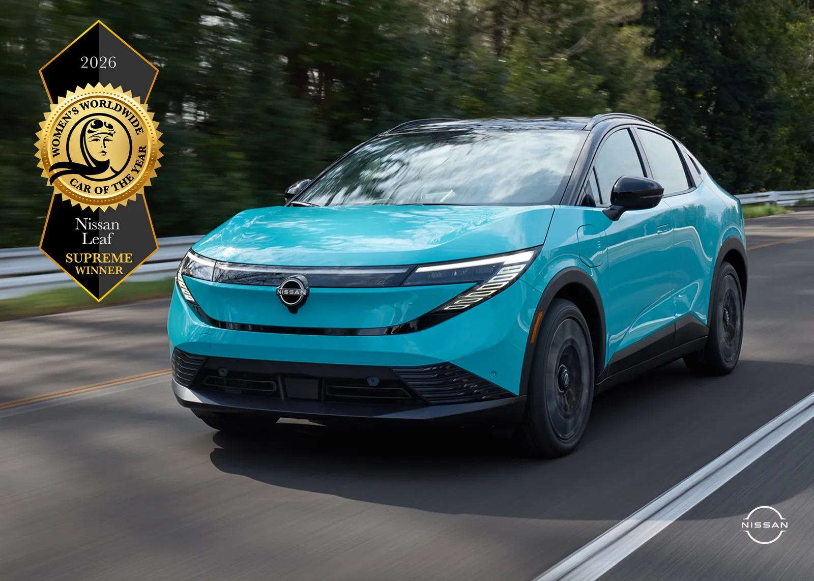 Nissan LEAF Wins 2026 WWCOTY Supreme Winner Award