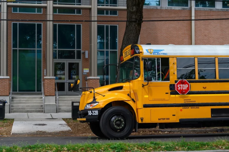Sci High Unveils Nine Electric School Buses in New Orleans