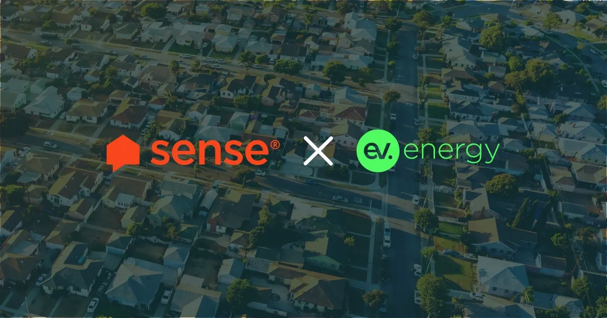 ev.energy and Sense Partner on Household-Level DER Orchestration for Utilities
