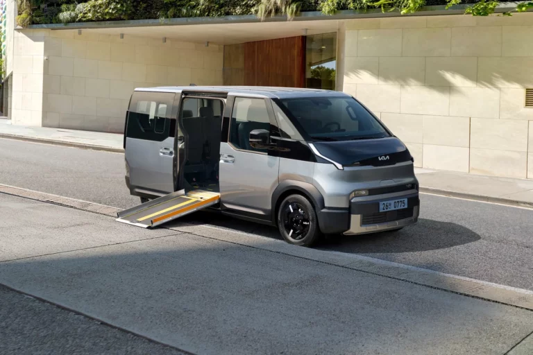 Kia PV5 WAV Side Entry Debuts in Europe