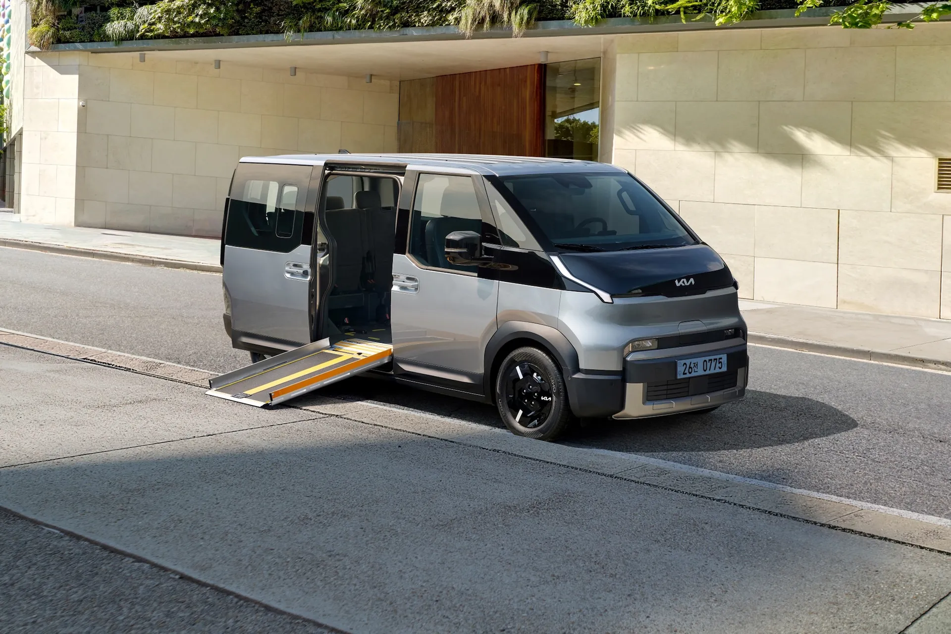Kia PV5 WAV Side Entry Debuts in Europe