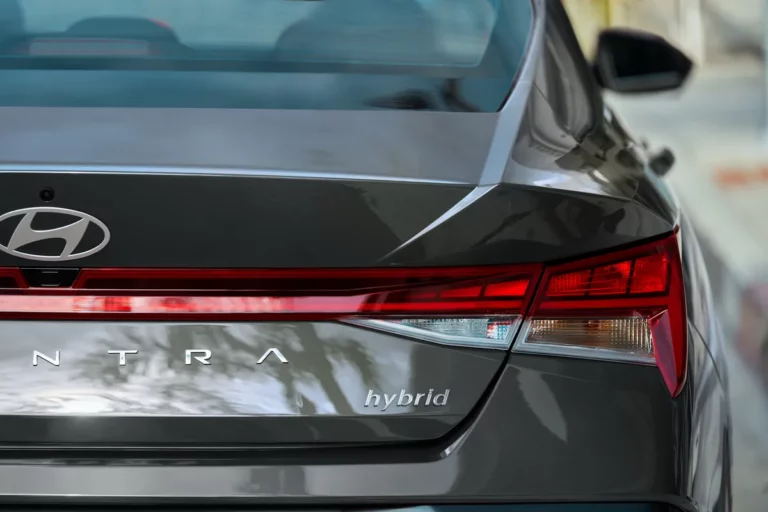 2025 Hyundai Elantra Hybrid sedan, subject of NHTSA recall 26V308 over HPCU overheating fire risk