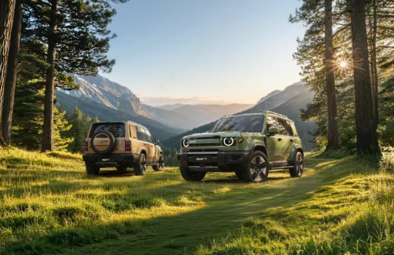 iCAUR V27 range-extender electric SUV shown for the European market