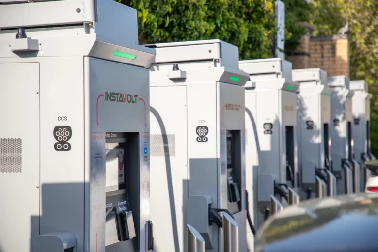 InstaVolt ultra-rapid EV charging station, part of the UK network that has passed 1,000 sites after the GeniePoint acquisition.